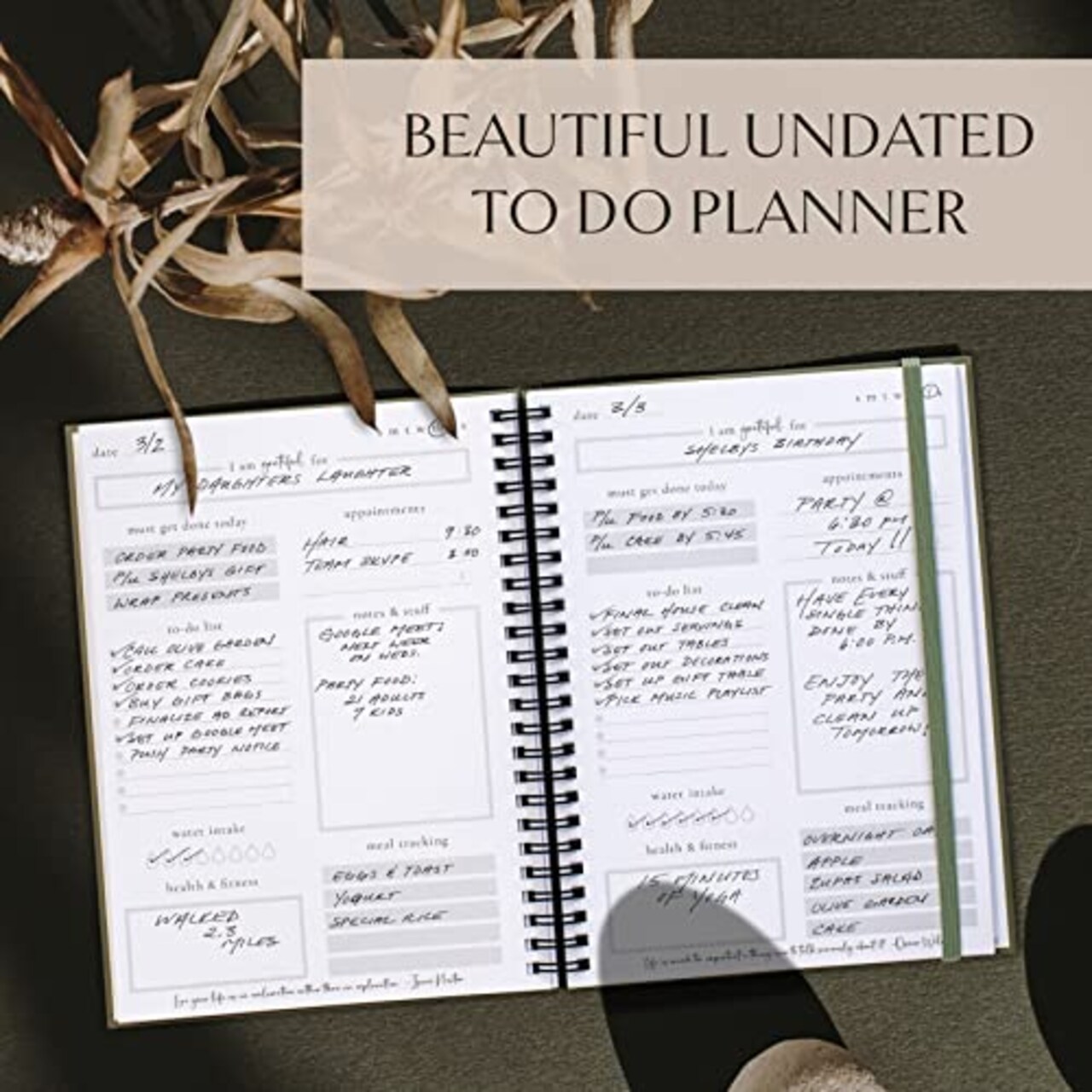 To-Do List Notebook Aesthetic Daily Planner for Task Organization and Productivity Stylish Undated Planner for School or Office Supplies for Women